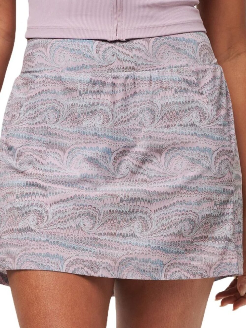 TravisMathew Capture The Moment Golf Tennis Skort Moonscape Multi M NWT